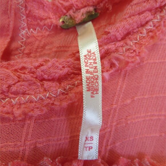 NWT Free People "Electropop" Top Women's XS COOL COLOR SO ELECTRO SIZE OVERSIZE - Picture 5 of 6